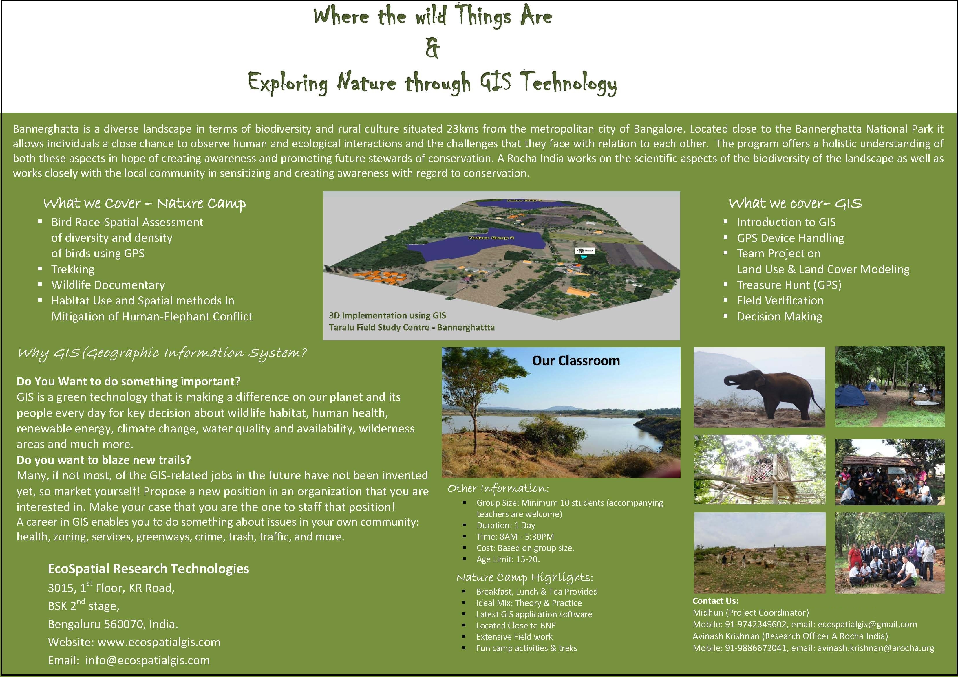 GIS Nature camp Brochure